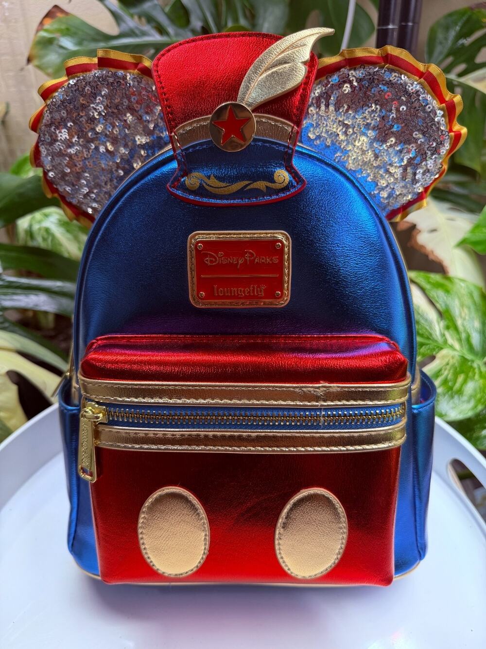 Disney Parks Loungefly 50th Dumboβs Main Attraction Mickey Backpack